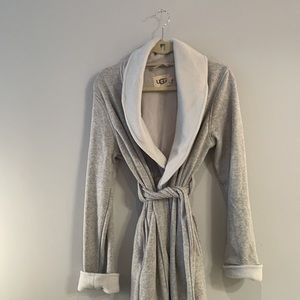 UGG Duffield II Bathrobe in Seal Heather